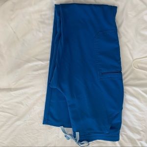 Figs Royal Blue Yola scrub pants S/T